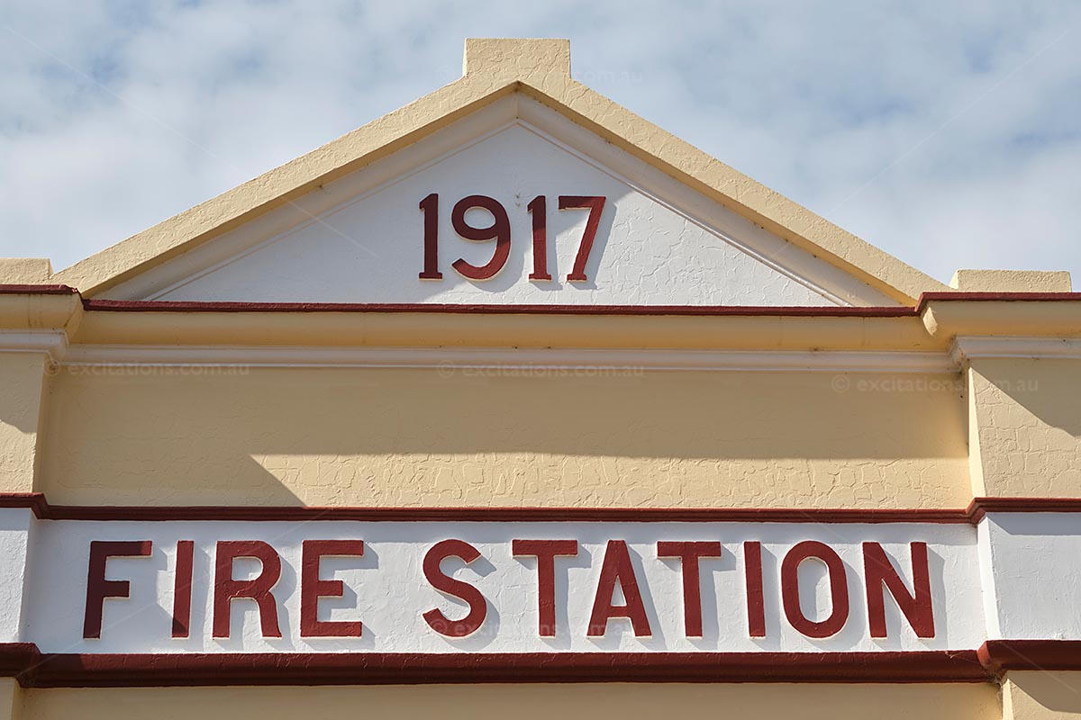 Hay, NSW fire station photo for an article on selling your photos